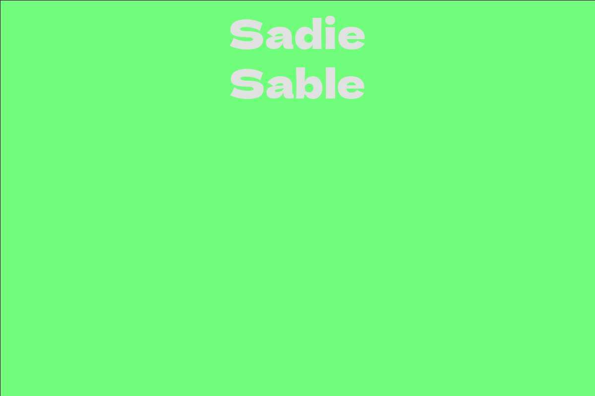 Sadie Sable
