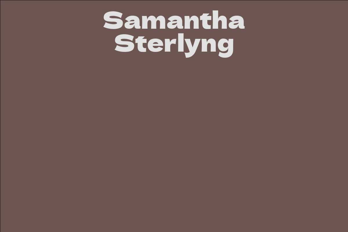 Samantha Sterlyng