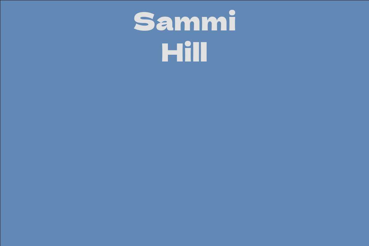 Sammi Hill
