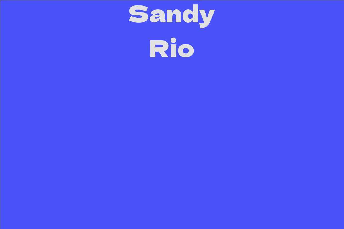 Sandy Rio