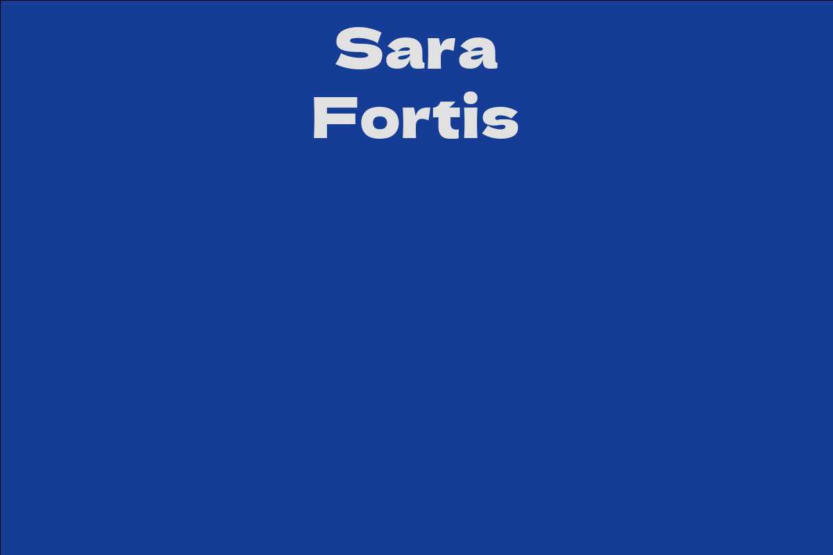Sara Fortis