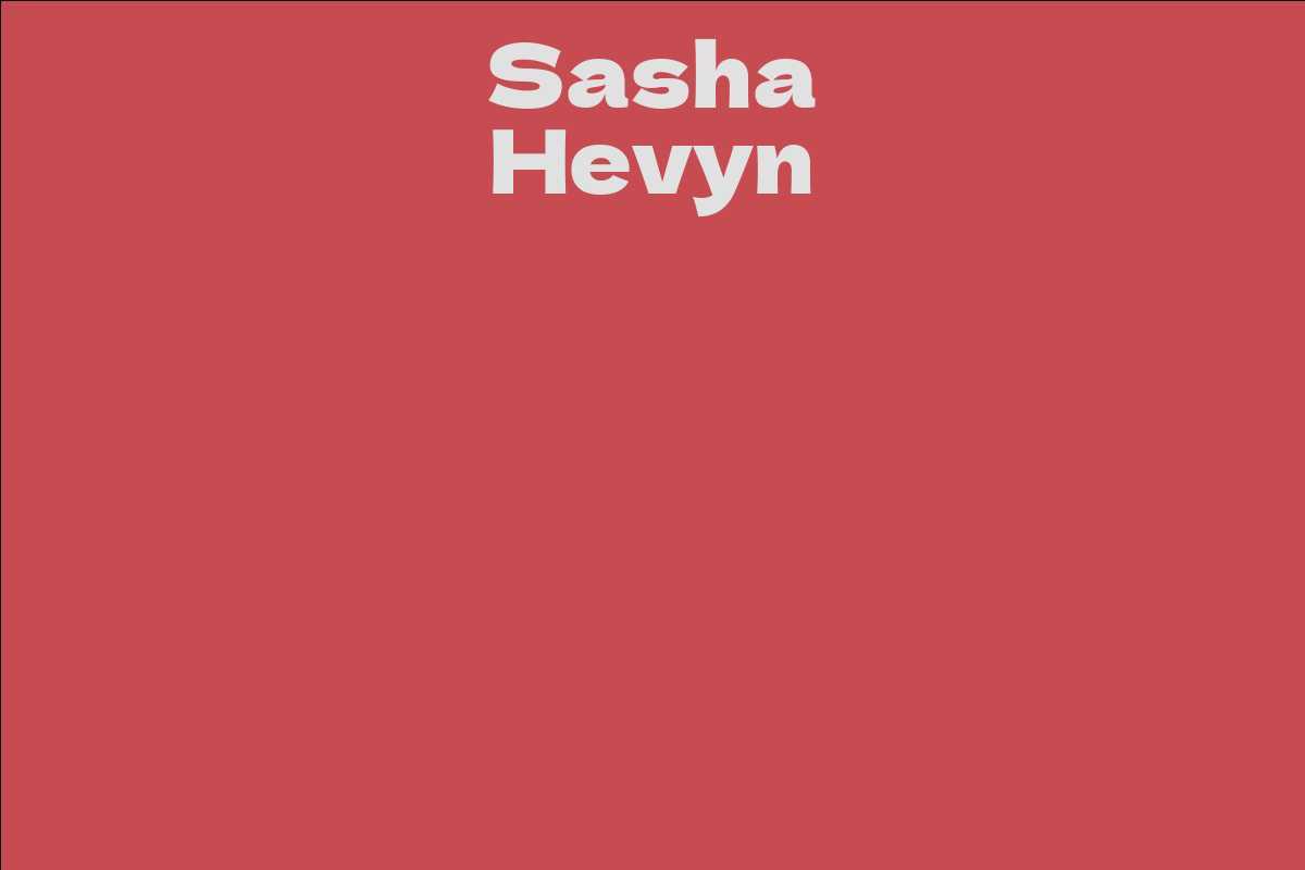 Sasha Hevyn