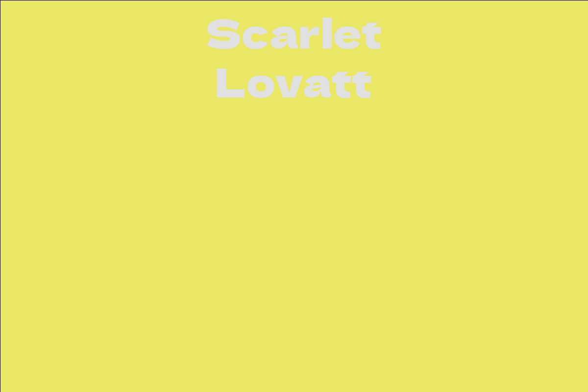 Scarlet Lovatt