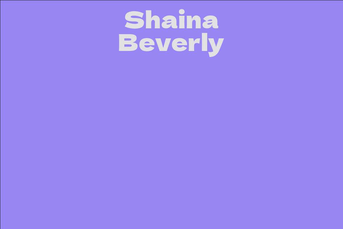 Shaina Beverly
