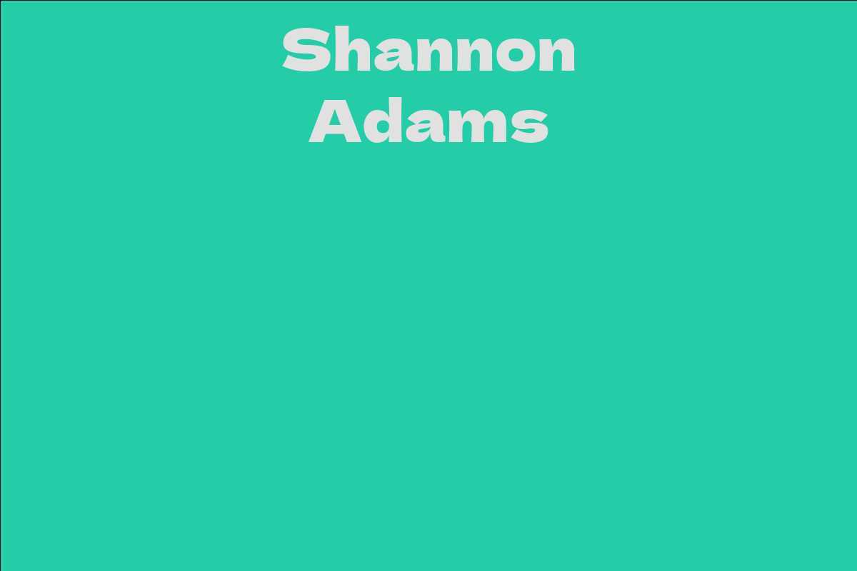Shannon Adams