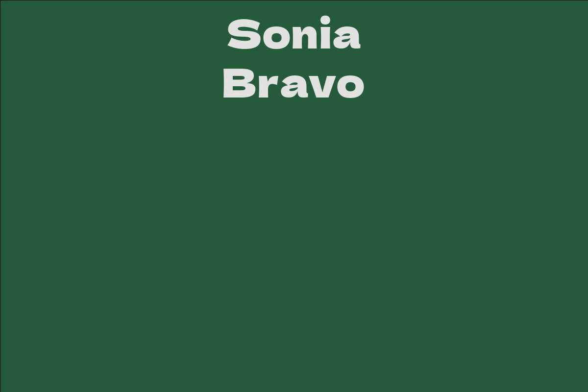 Sonia Bravo