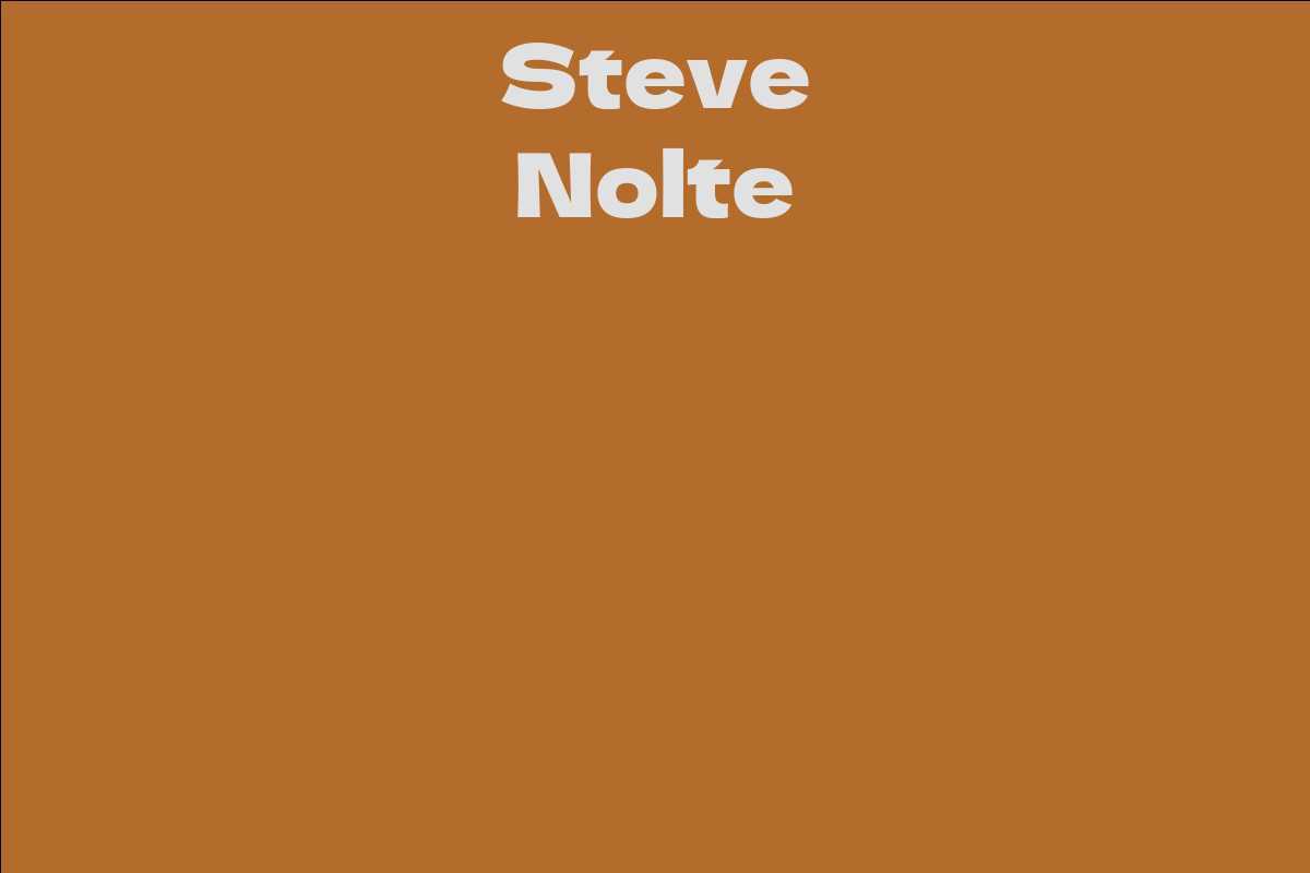 Steve Nolte