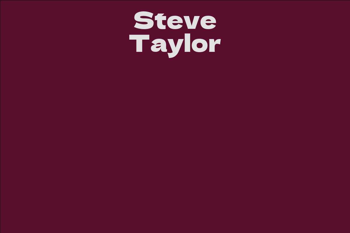 Steve Taylor