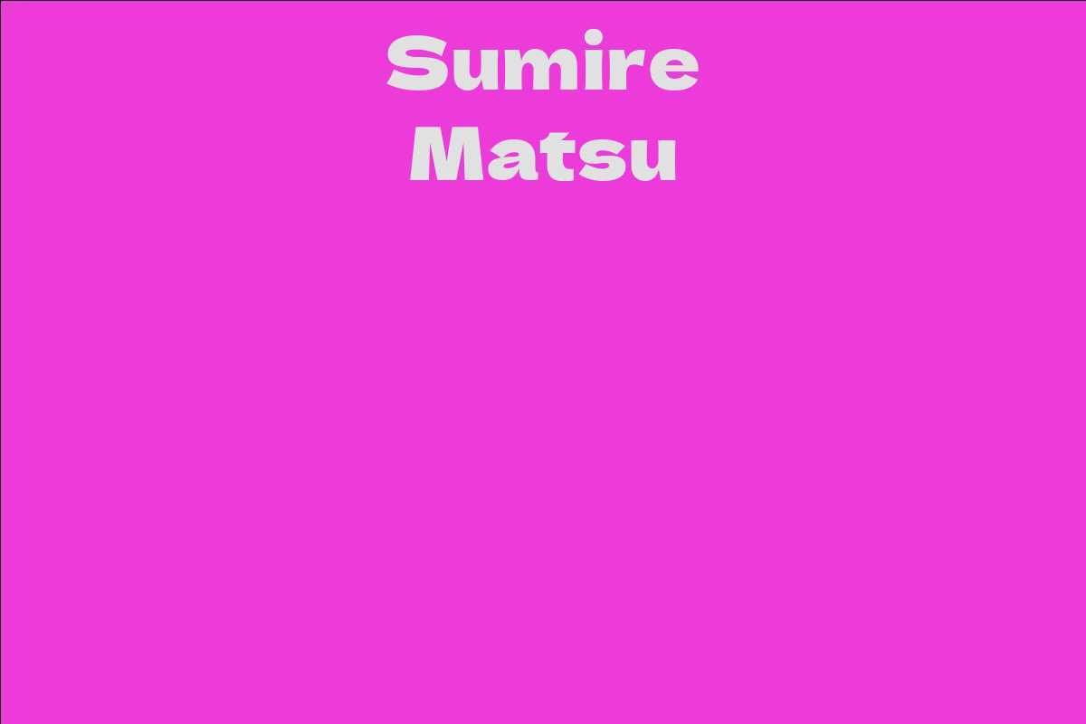 Sumire Matsu