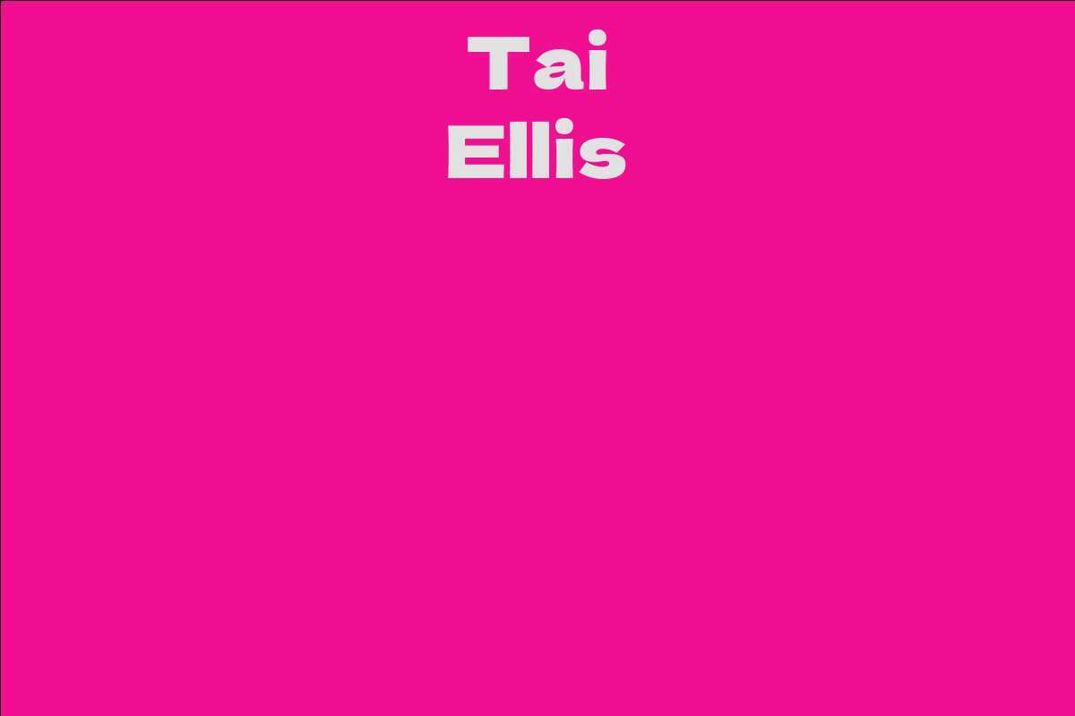 Tai Ellis