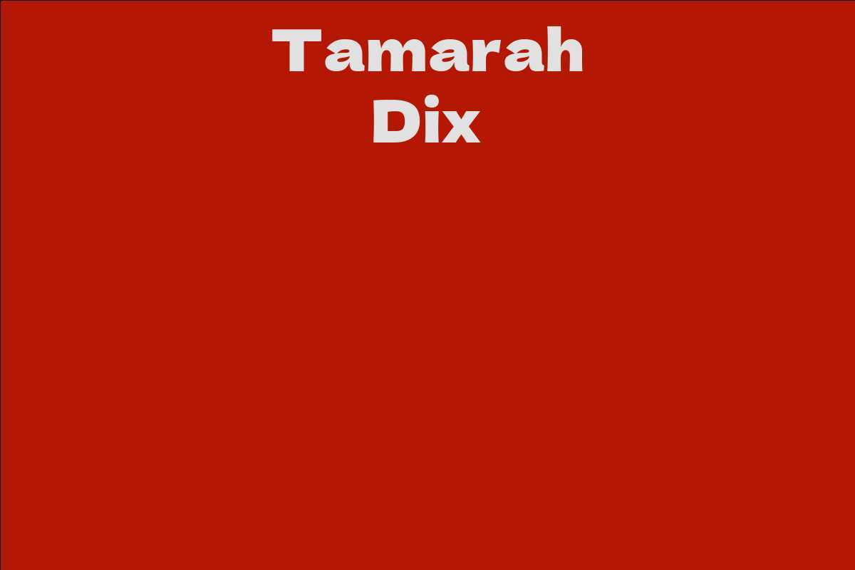 Tamarah Dix