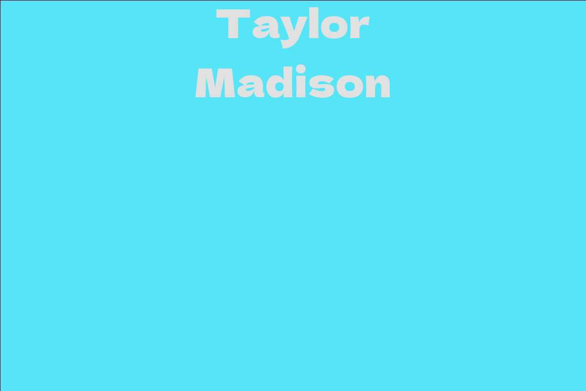 Taylor Madison