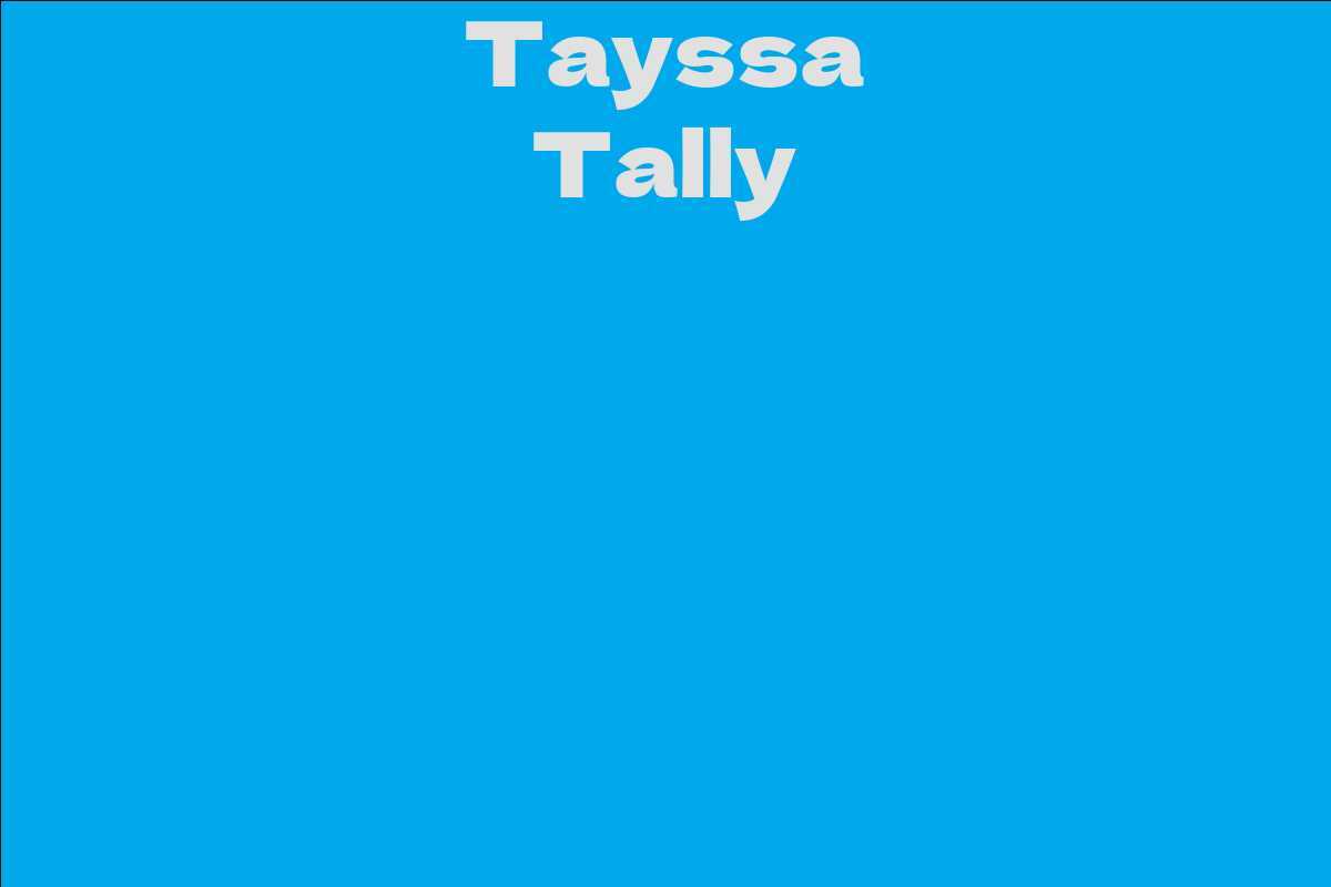 Tayssa Tally