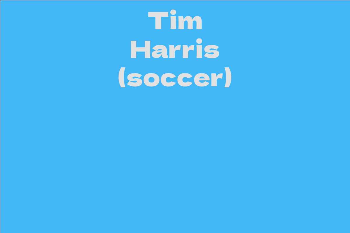 Tim Harris (soccer)