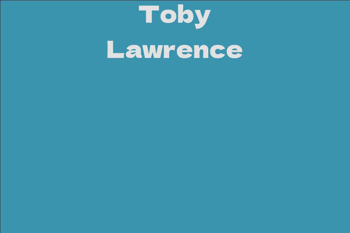 Toby Lawrence