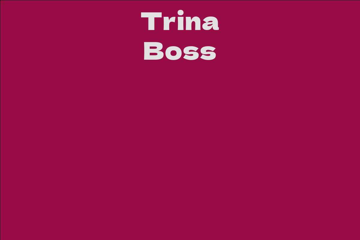 Trina Boss