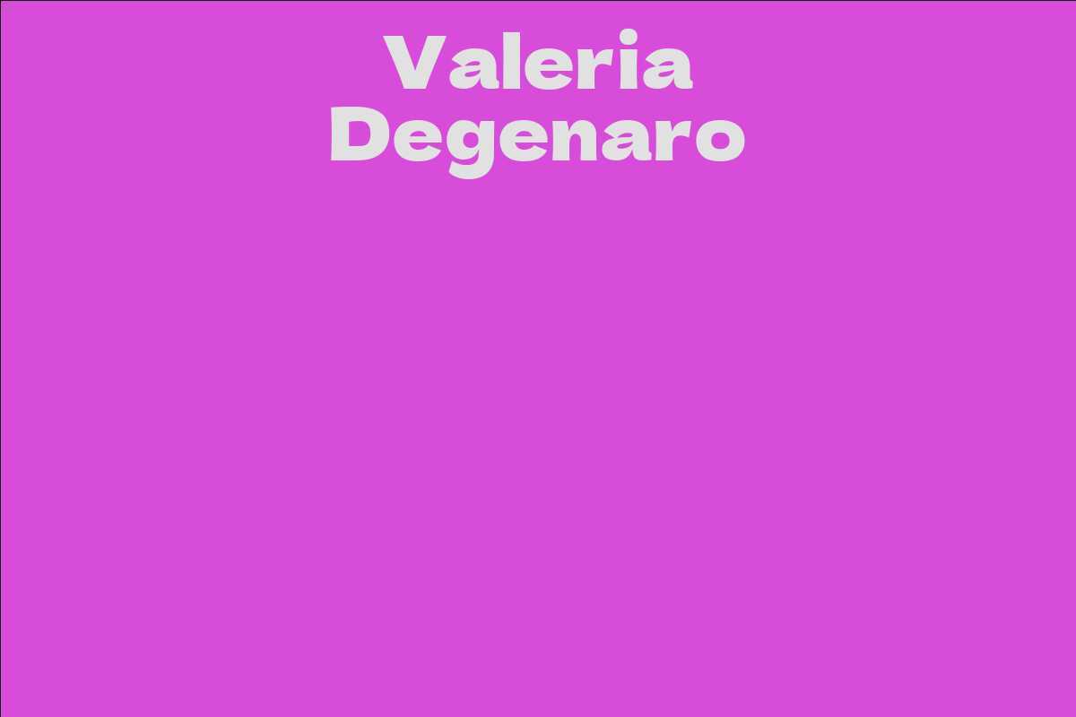Valeria Degenaro