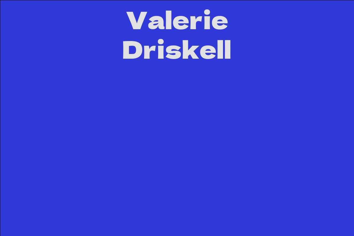 Valerie Driskell