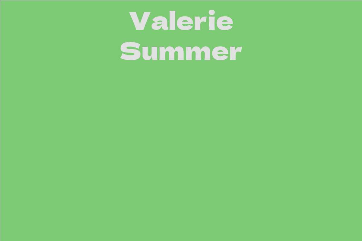 Valerie Summer