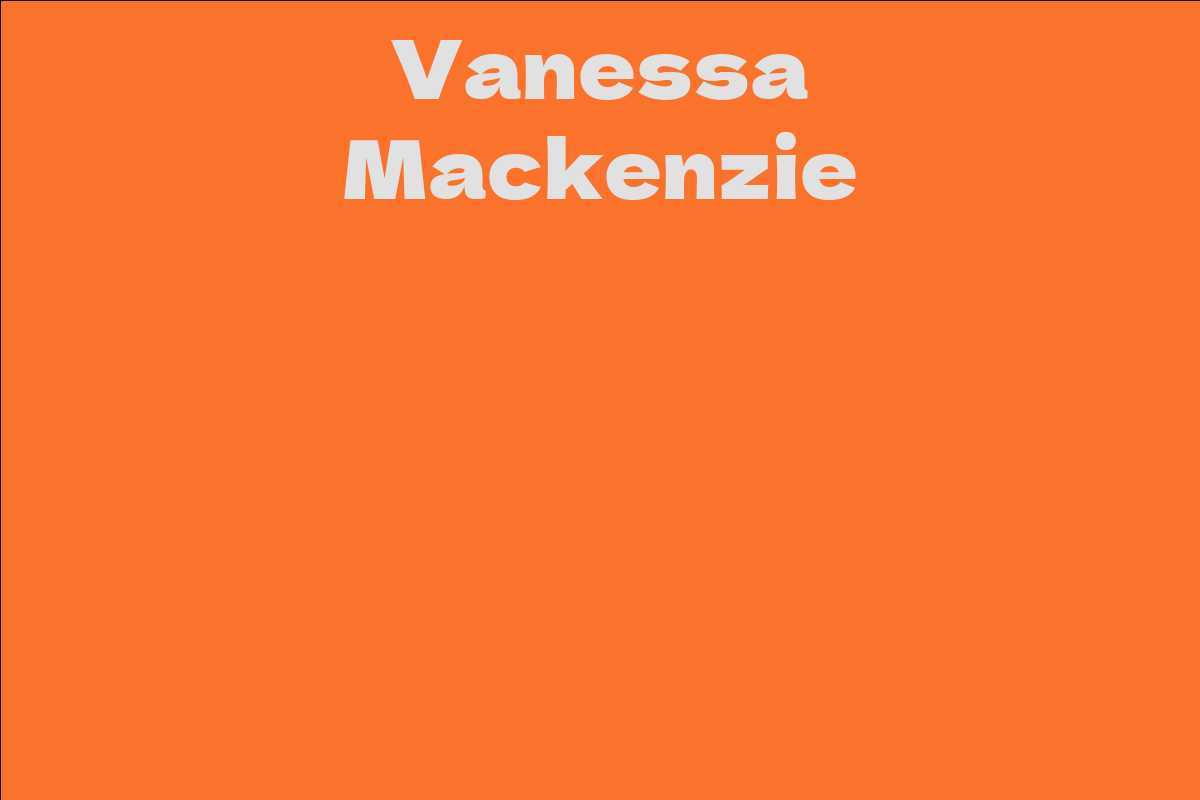 Vanessa Mackenzie