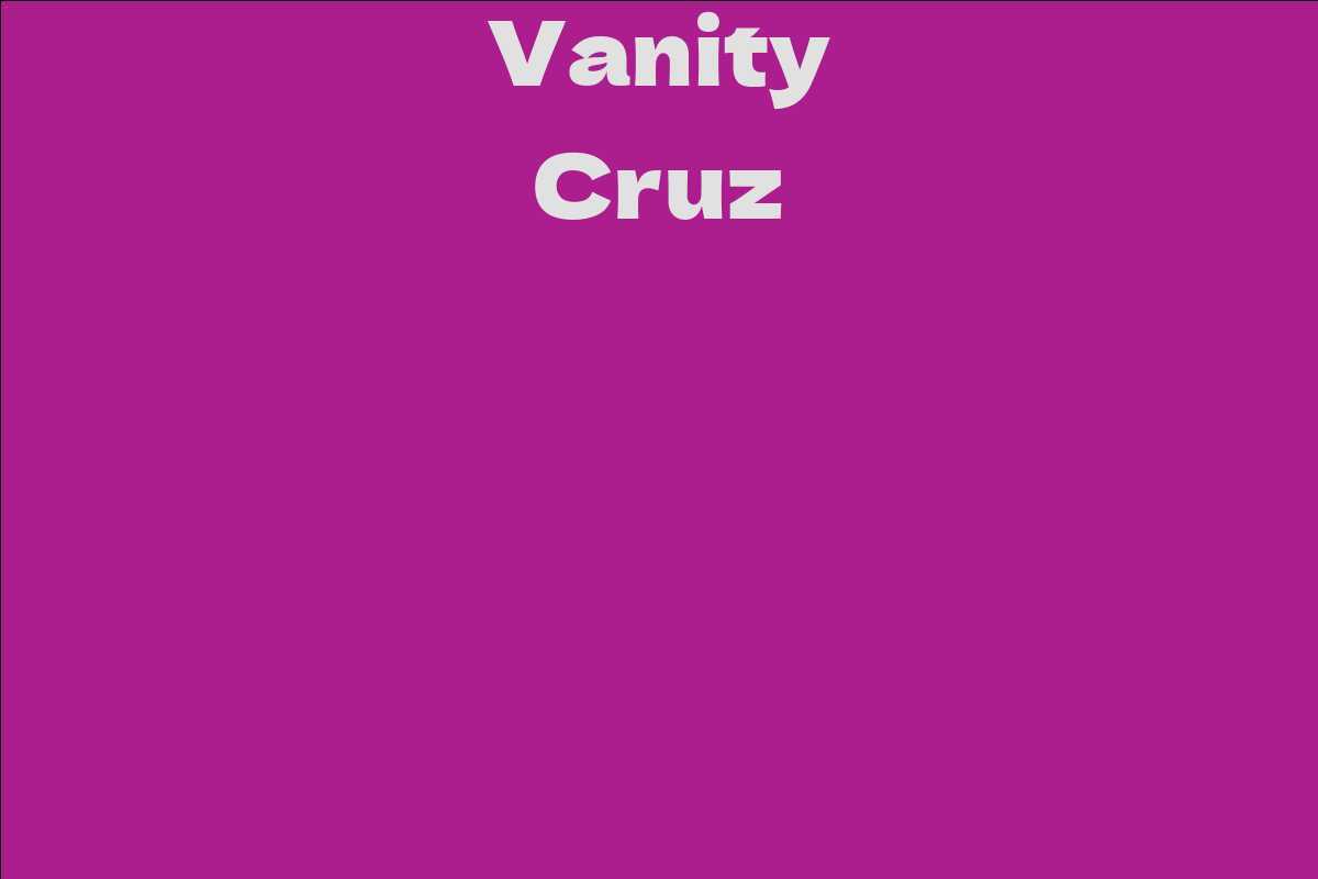Vanity Cruz