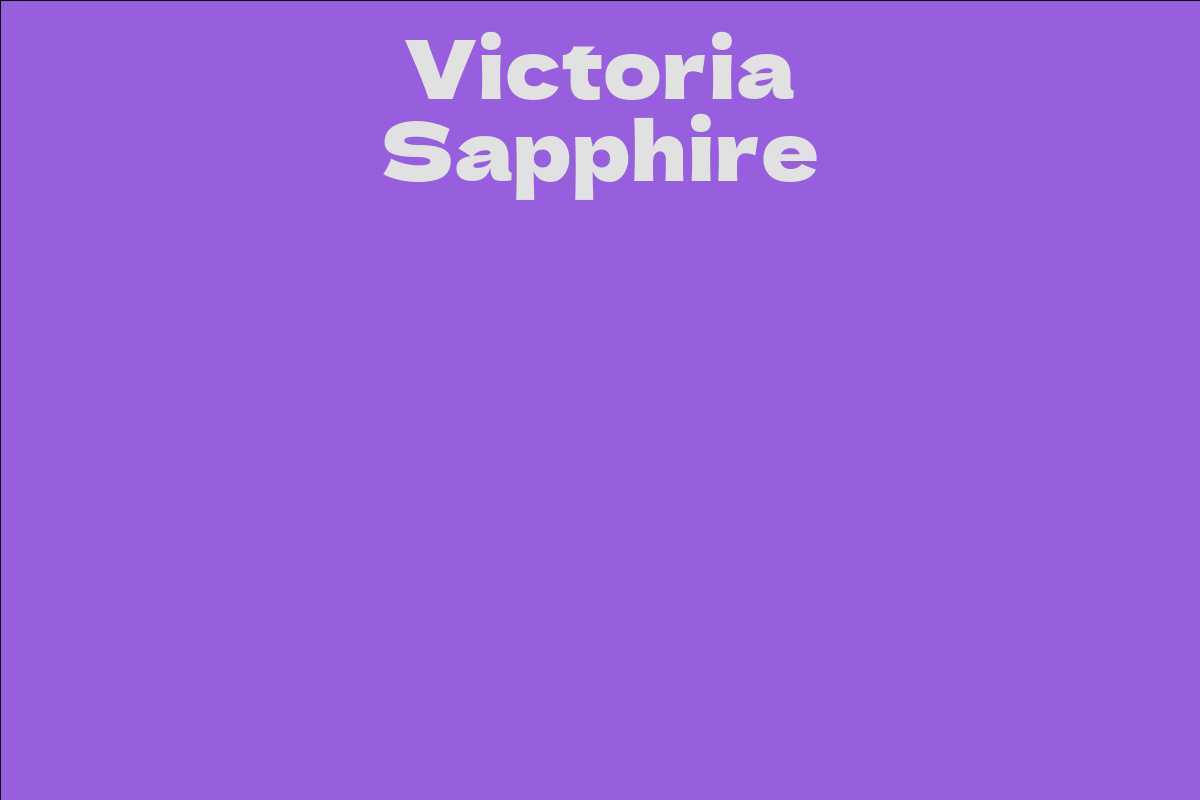 Victoria Sapphire