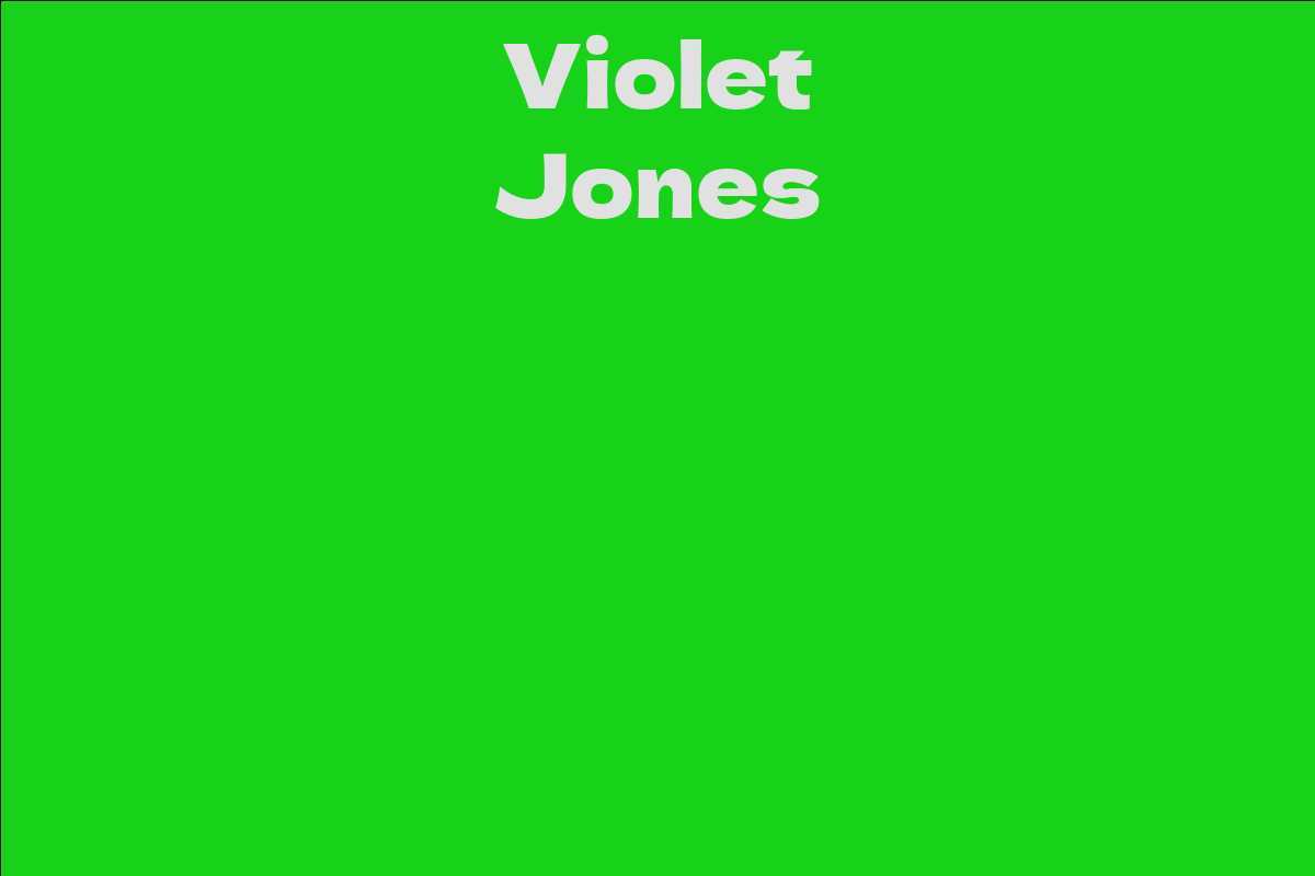Violet Jones