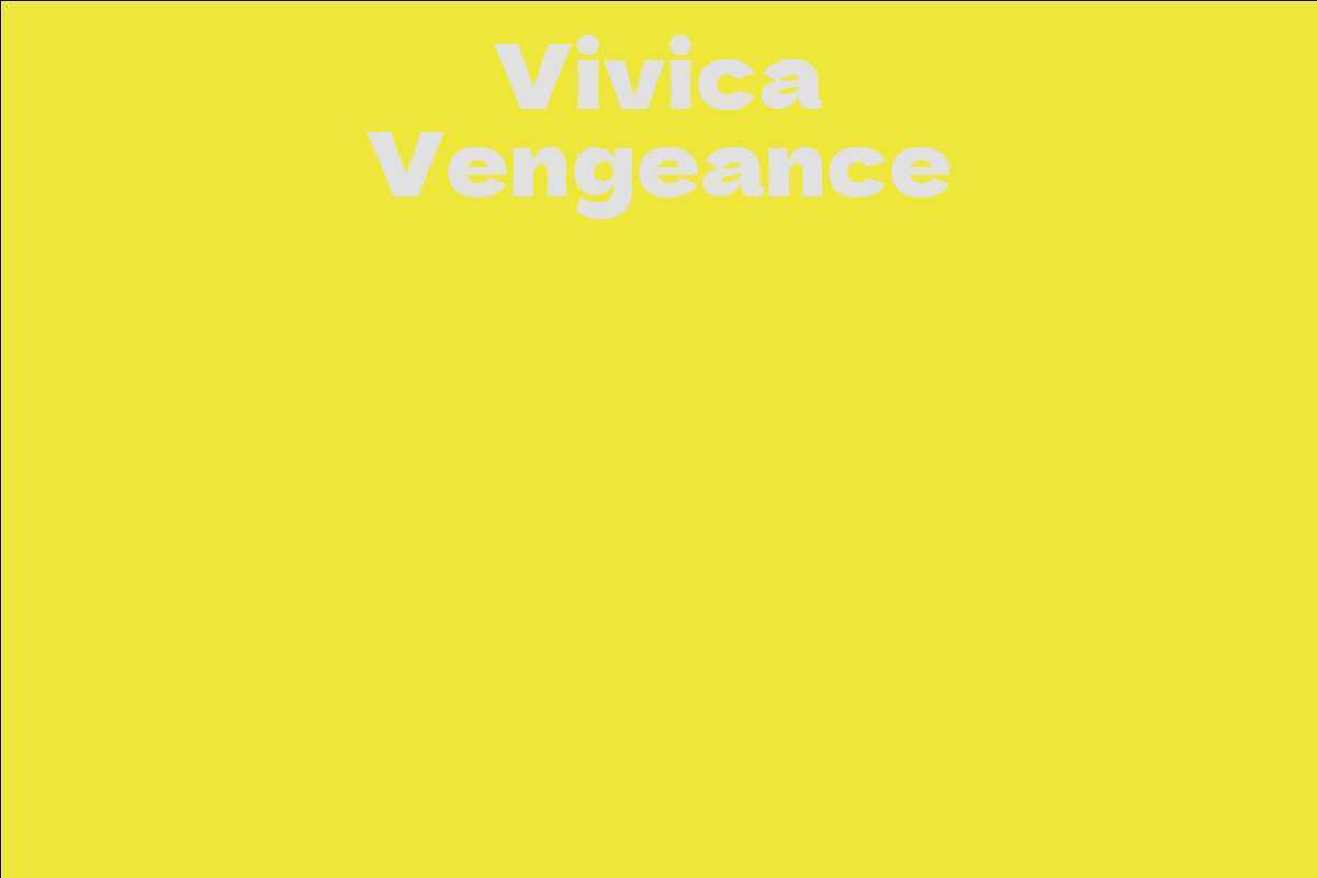 Vivica Vengeance