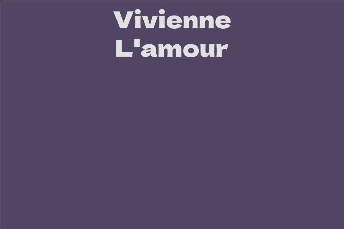 Vivienne L'amour