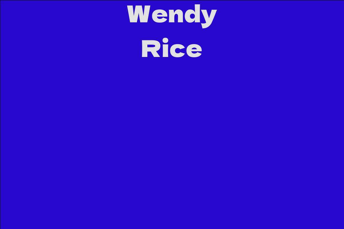 Wendy Rice