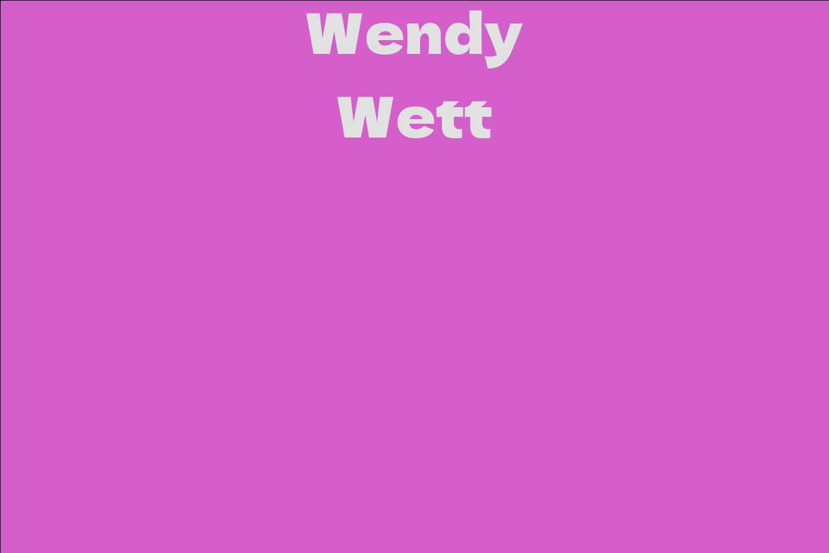 Wendy Wett