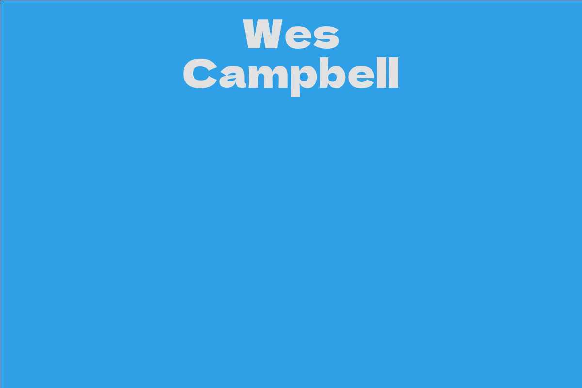 Wes Campbell