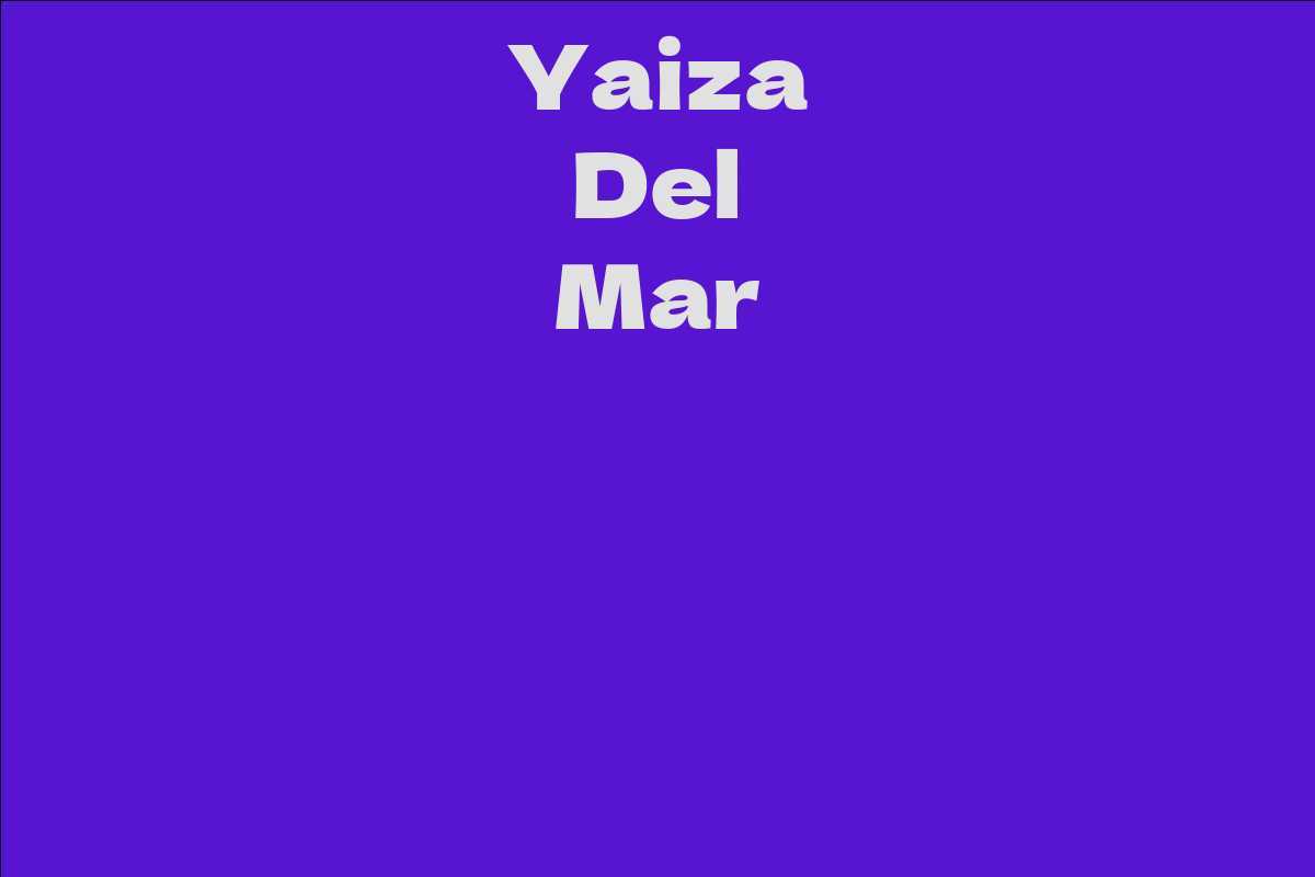 Yaiza Del Mar