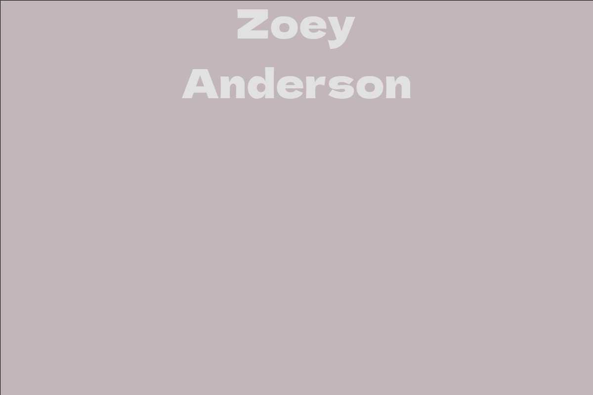 Zoey Anderson
