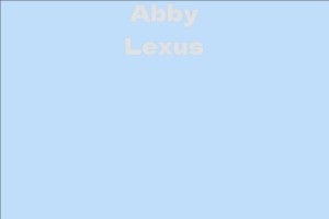 Abby Lexus