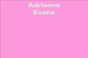 Adrianna Evans