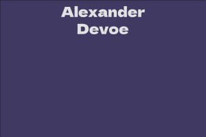 Alexander Devoe
