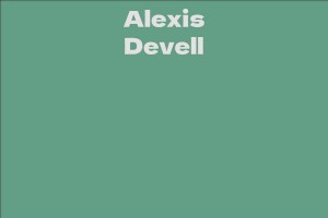Alexis Devell
