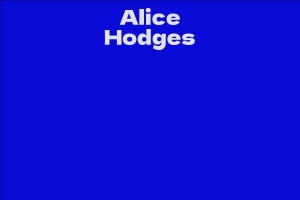 Alice Hodges