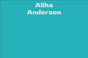 Aliha Anderson