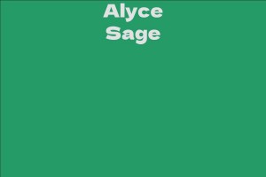 Alyce Sage