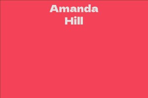 Amanda Hill