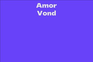 Amor Vond