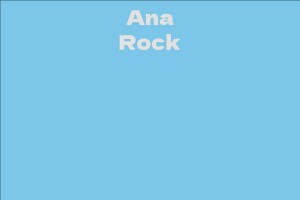 Ana Rock