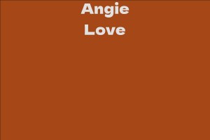Angie Love