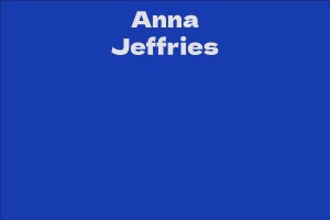 Anna Jeffries