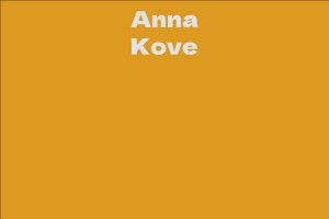 Anna Kove