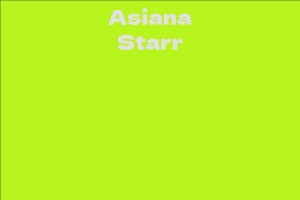 Asiana Starr