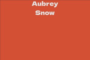 Aubrey Snow