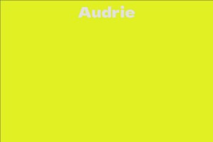 Audrie